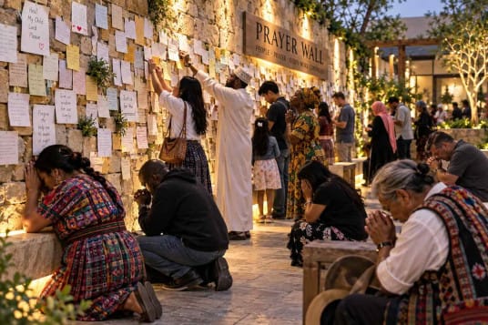 diverse prayer wall image