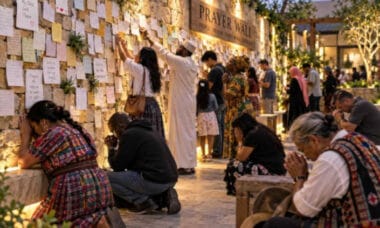 diverse prayer wall