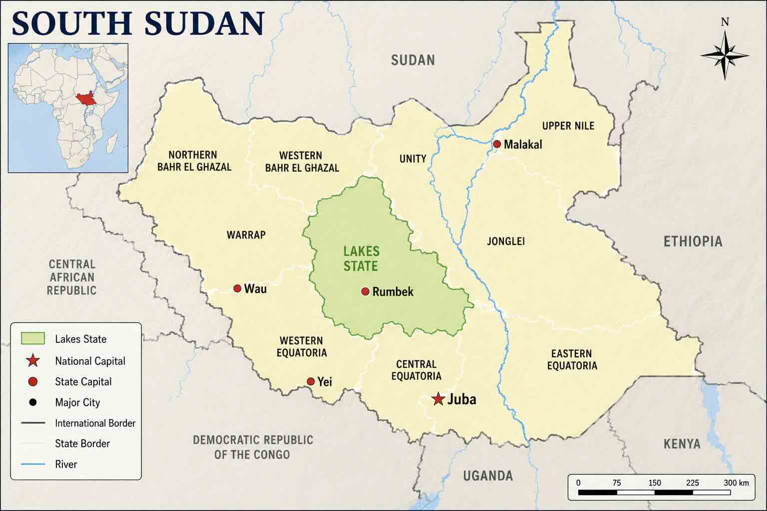 map-of-Lakes-State-South-Sudan